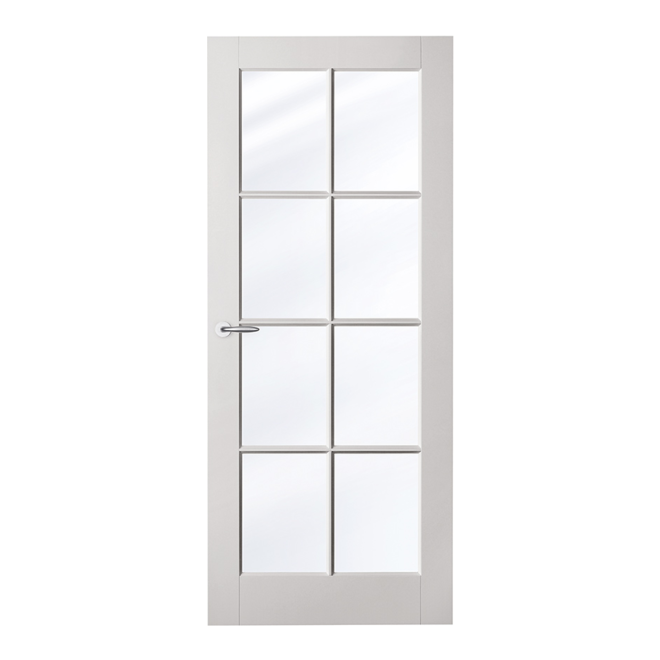 Binnendeur Austria Balance Fremont met geplaatst Blank Facetglas
